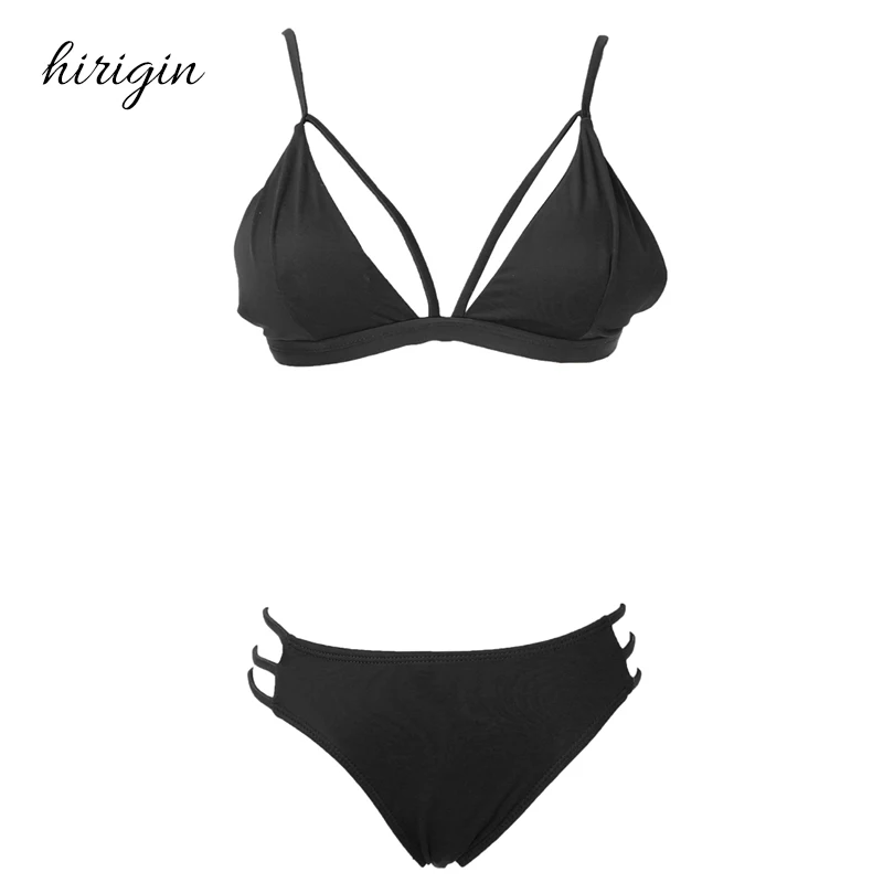 HIRIGIN бренд полиэстер Купальник женский треугольный Бикини Набор Женская пляжная