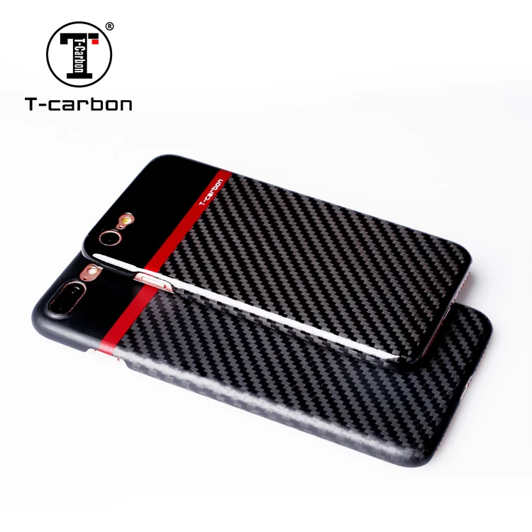 T-carbon Factory Чехол для телефона из углеродного волокна подходит для I7 I8