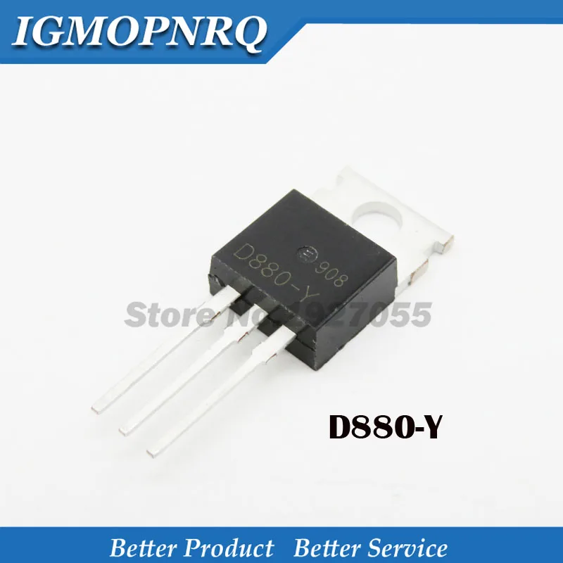 10 шт. 2SD880 KSD880Y-220 D880 KSD880-Y KSD880Y Силовые транзисторы NPN транзистор 3A 60V транзистор