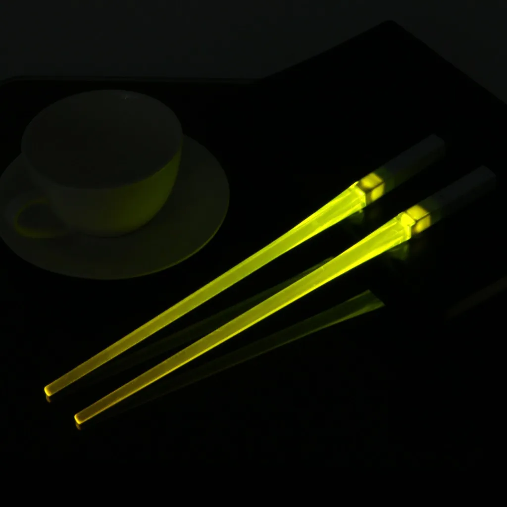 Палочки для еды китайские натуральные японские палочки набор 1 пара светодиодные