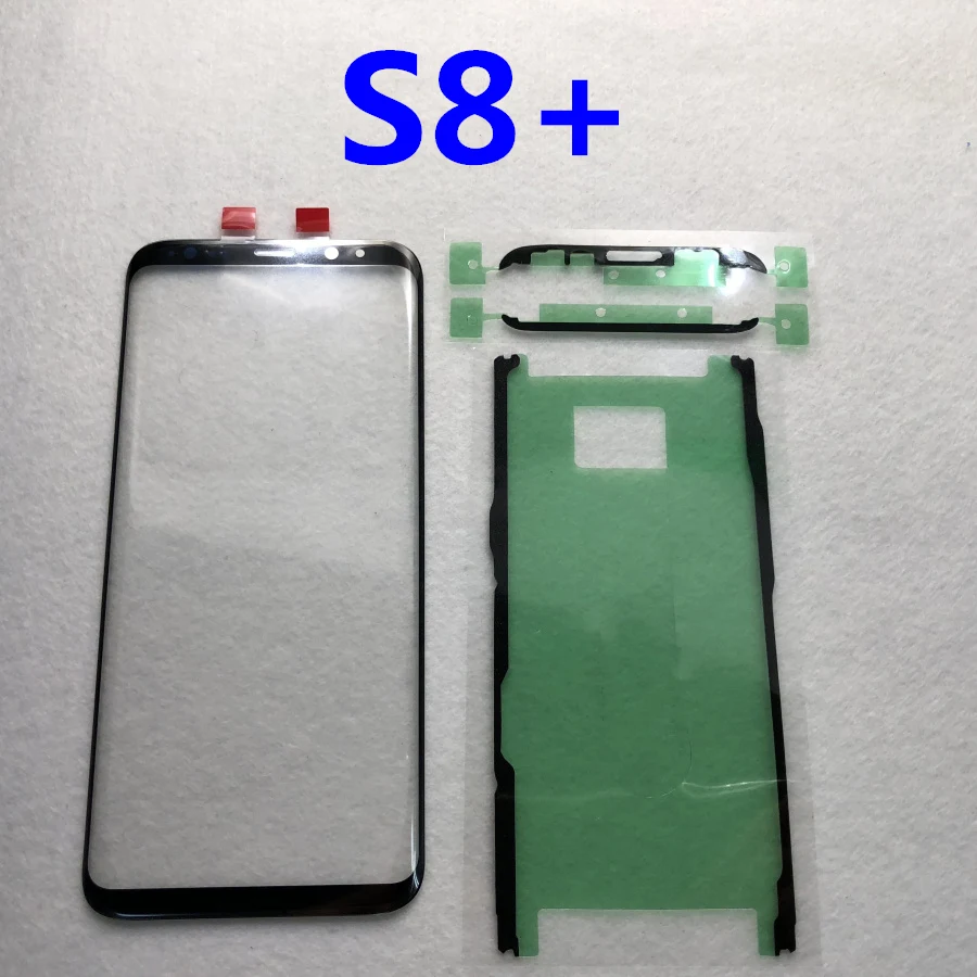 Для Samsung Galaxy S8 g950 G950F оригинальный телефон передняя внешняя стеклянная панель для