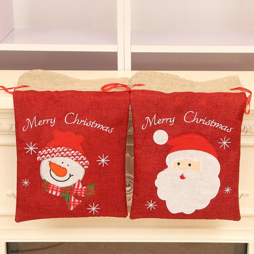 Санта-Клаус снеговик лося упаковка для рождественских конфет украшения Декор