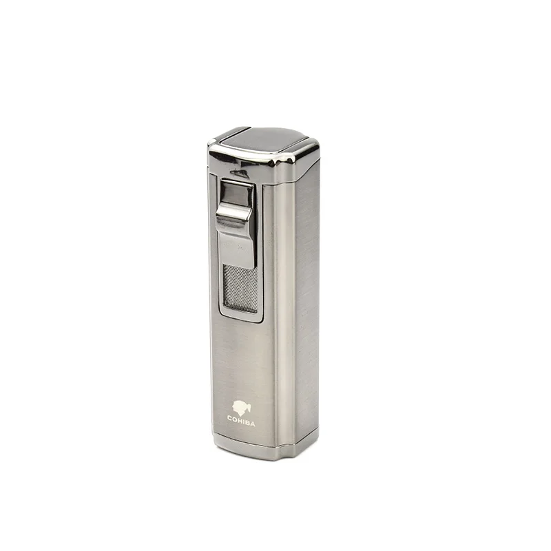 Сигаретная Зажигалка COHIBA с 3 фонарь ками и резаком для сигар|box box|box freelighters lighters |