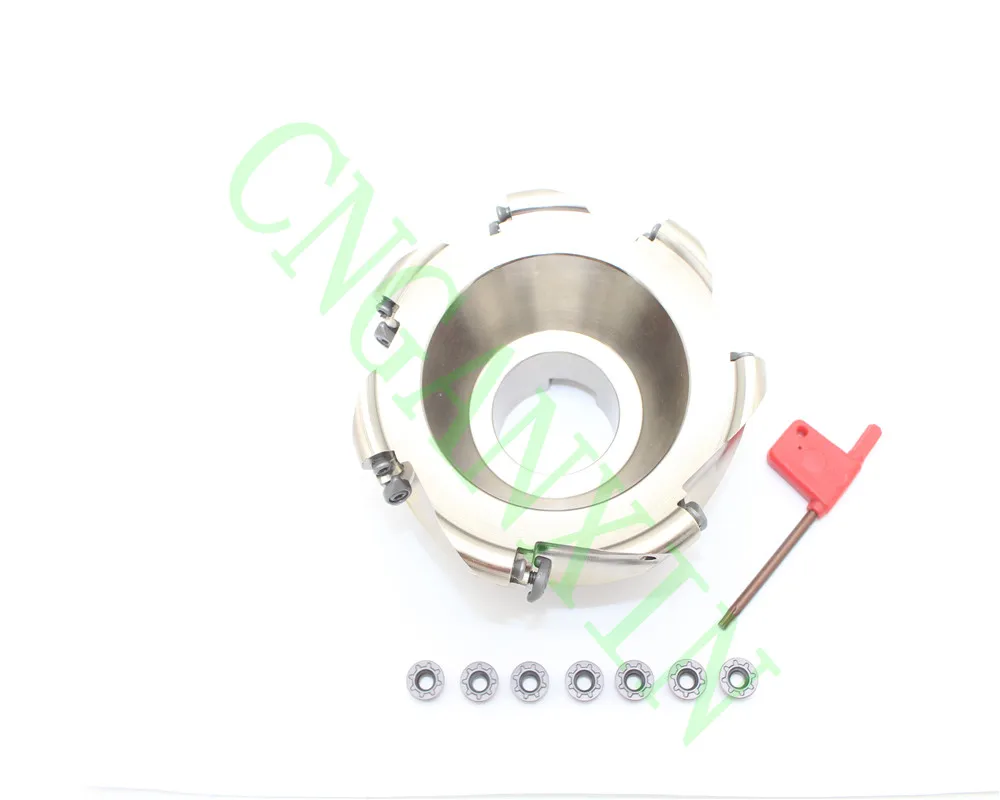 

New 1P EMRW6R125-7T-40 7F lute Milling Cutter +7P RDMW1204MOT-PM LF6018