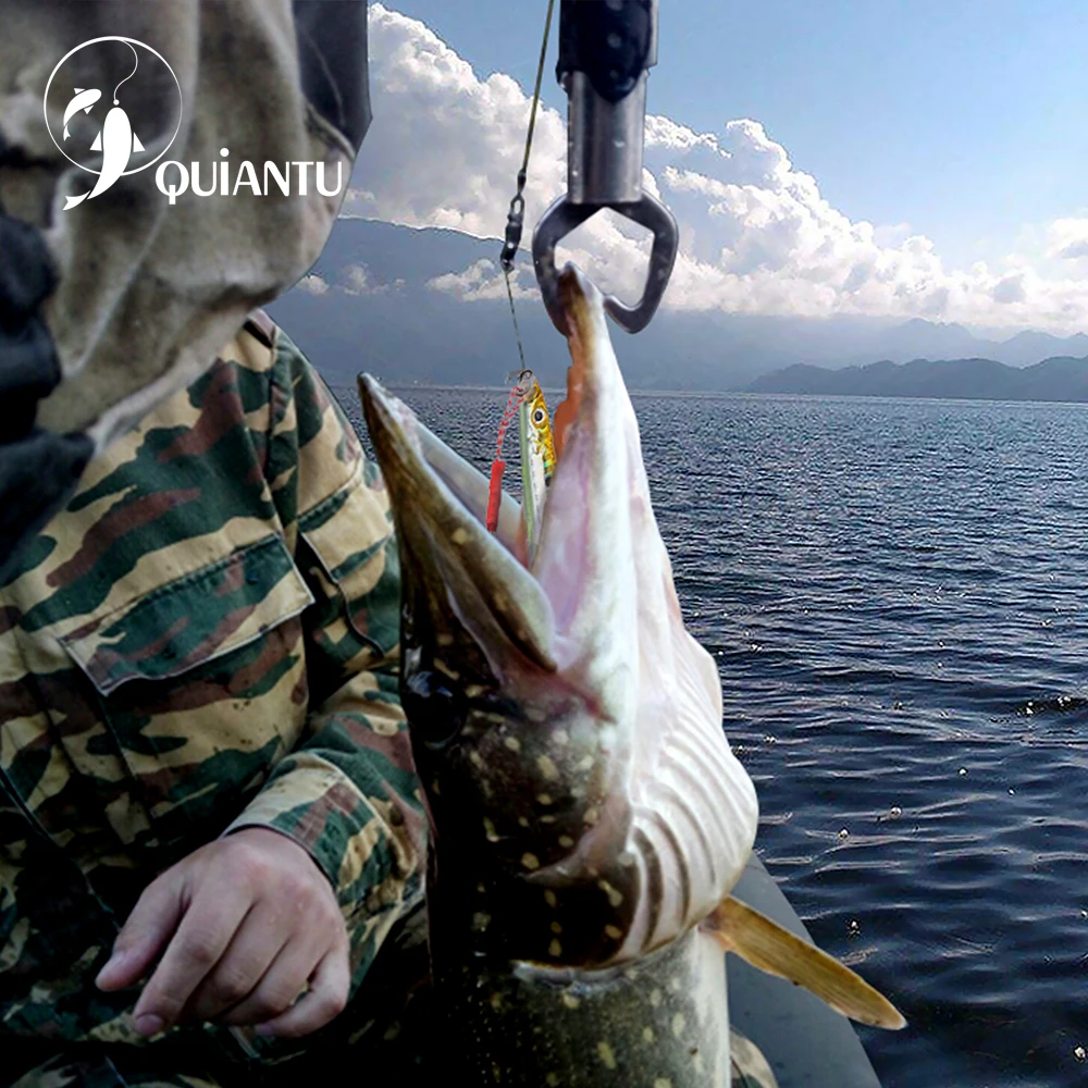 QUIANTU рыбалка приманка крючковый лов ложка 25g/40 г/60 г/80 г блесна литье металла