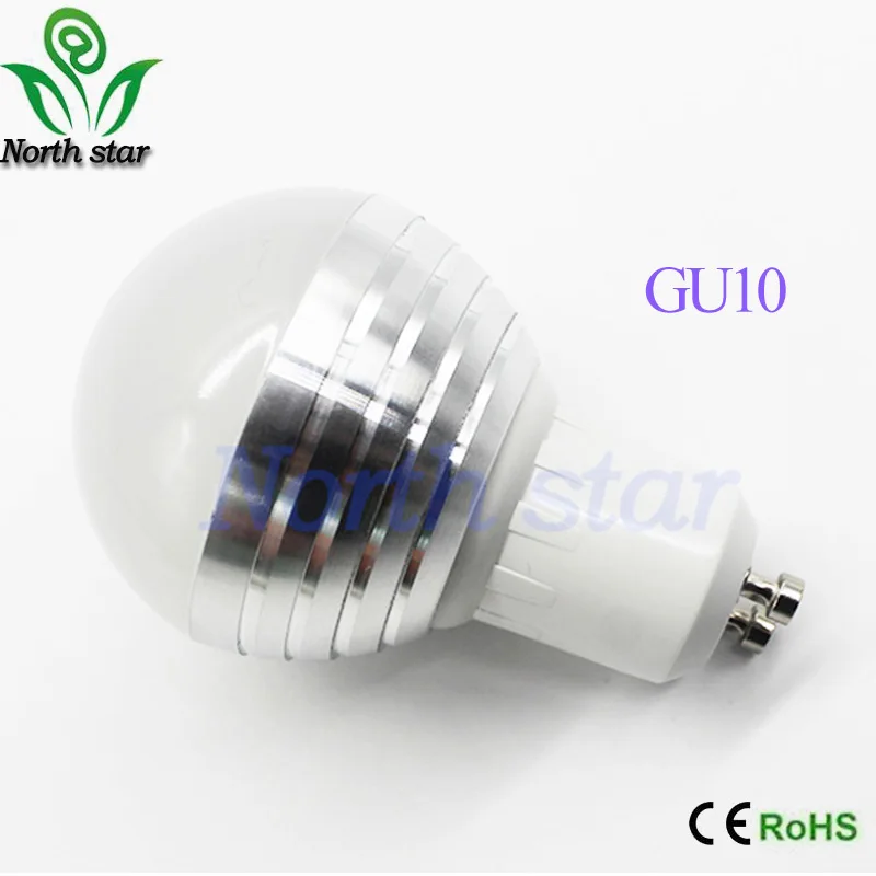 Lowest price E27 E14 GU10 LED RGB Bulb lamp AC110V 220V 5W Spotlight lighting+IR Remote Control 16 colors | Лампы и освещение