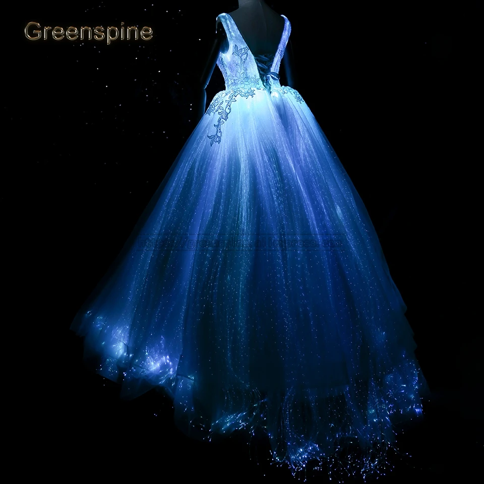 Светящееся свадебное платье разных цветов для модельного подиума Vestido de novia casamento