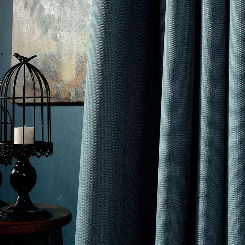 Толстая Белье Физическая Затемнение Занавес Ткани Охраны Окружающей Среды Пряжа