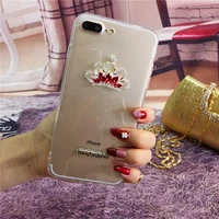 xsmyiss for iphone 11 12 13 pro max xr x xs max 8 7 6s plus luxury bling crystal rhinestone crown diamond soft clear phone case