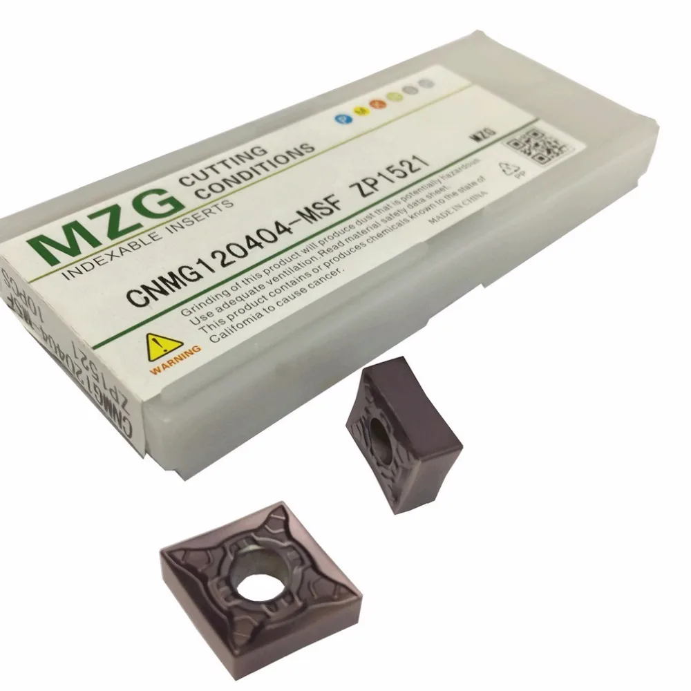 MZG CNMG120404 CNMG120408 MSF ZP1521 расточные Токарные режущие инструменты с ЧПУ вставки из карбида вольфрама для обработки нержавеющей стали
