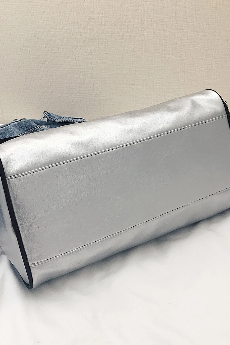 Wobag, модная водонепроницаемая сумка-мессенджер из ПУ материала, ручная сумка для путешествий и фитнеса, Новая Мужская и Женская дорожная сумка