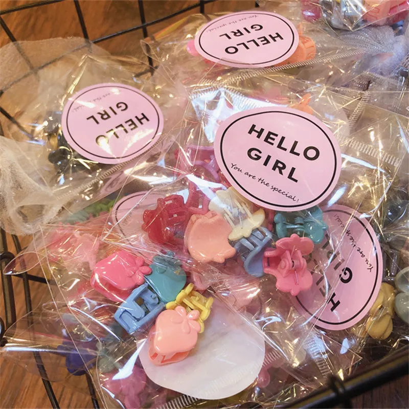 Бесплатная доставка женский набор аксессуаров для волос ярких цветов заколки