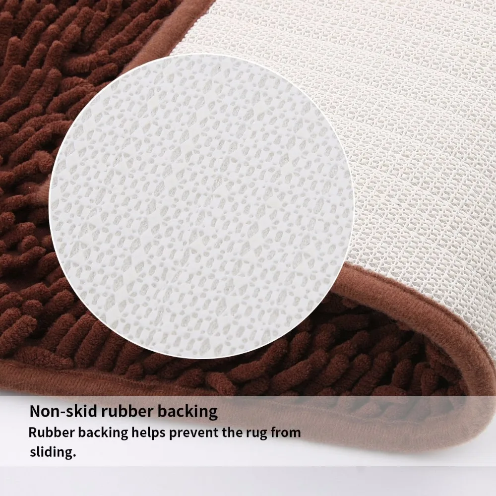 40x60 см микрофибра синель коврик для ванной нескользящий ванной|non slip bath mat|bathroom