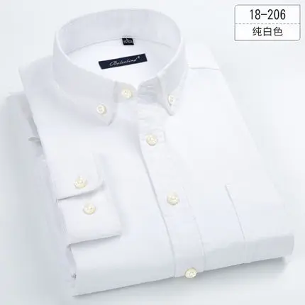 Большие размеры 5XL 6XL 7XL 8XL 100% хлопок Оксфорд Повседневная рубашка с длинными