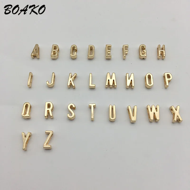 Женское ожерелье в форме сердца BOAKO маленькое золотое с буквами 26 дюймов модное