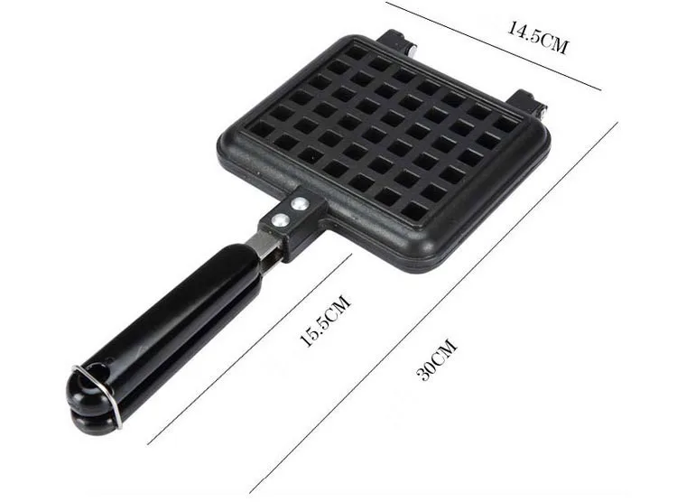 1PC Household Waffle Bake Mold Kitchen Gas Non-Stick Maker Pan Mould Press Plate Iron Baking Tools OK 0985 | Дом и сад