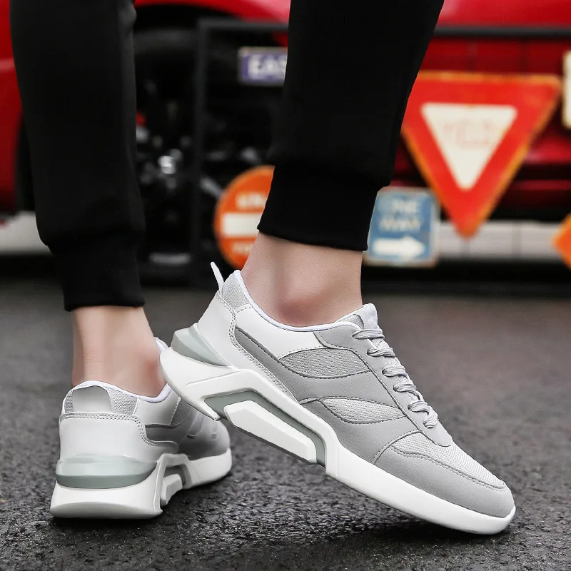 

2019 New Mesh Men Casual Shoes Lac-up Men Shoes Lightweight Comfortable Breathable Walking Sneakers Tenis Feminino Zapatos