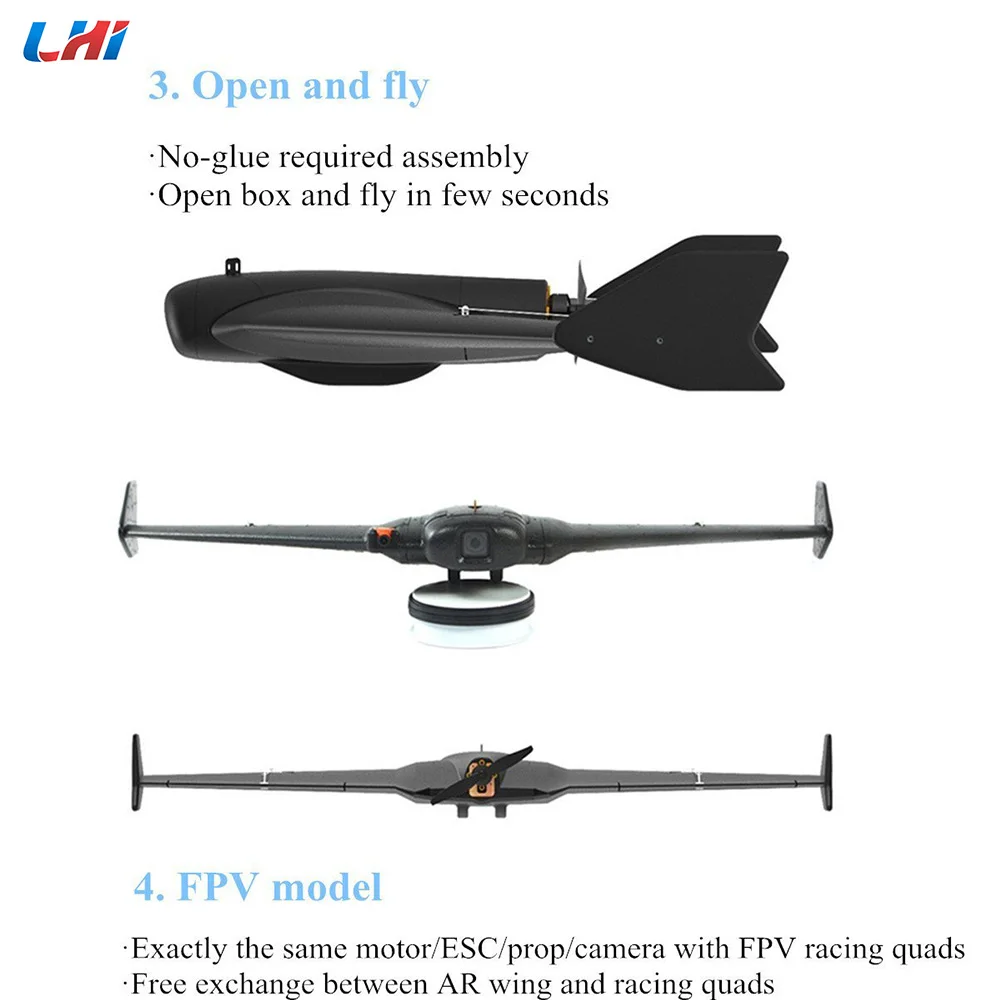 Новый Топ AR. Wing 900 мм размах крыльев EPP FPV летающее крыло фиксированное RC D самолет