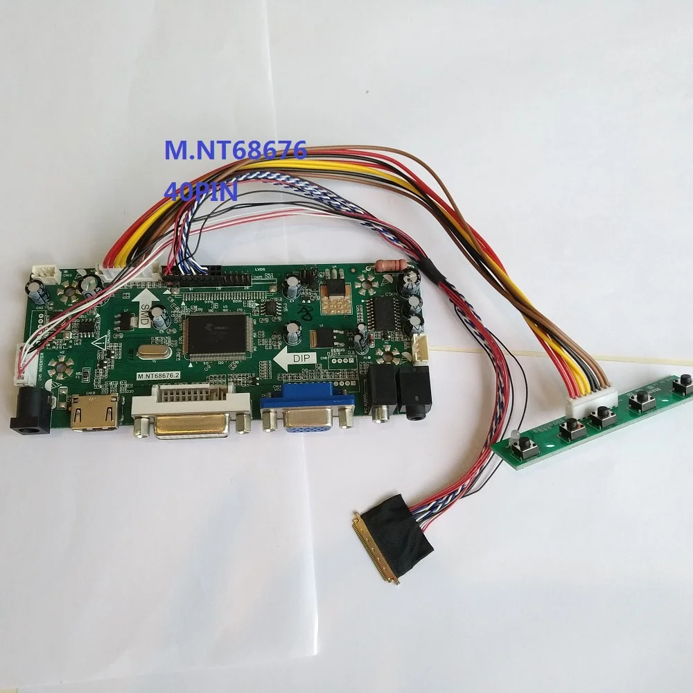 

Kit for N140BGE-L43 N140BGE 1366X768 14" monitor VGA HDMI-compatible DVI Audio Controller board LVDS 40pin LCD LED Panel Screen