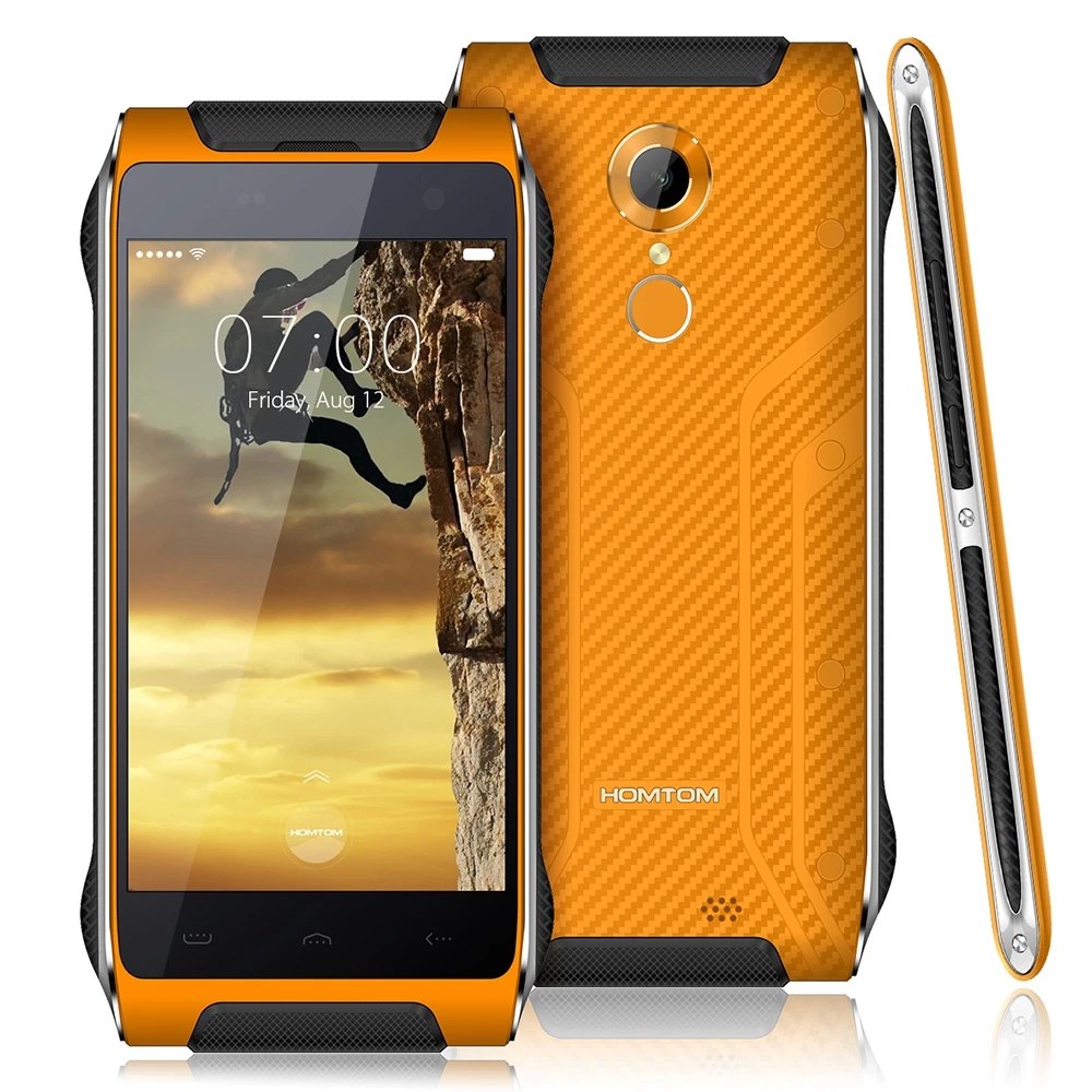 Homtom HT20 Original IP68 Waterproof Smartphone Android 6.0 MT6737 Quad Core 2G RAM 16G ROM 3500mAh 8MP Shockproof Cellphone | Мобильные