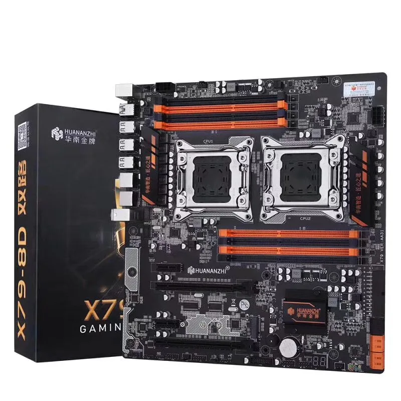 Материнская плата HUANANZHI X79-8D LGA2011 LGA 2011 DDR3 подходит для серверной памяти и