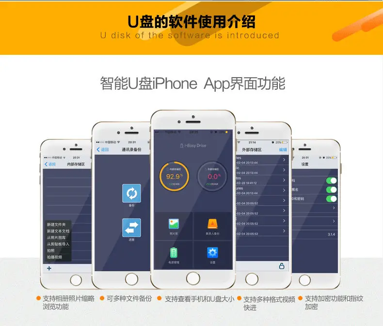 Новинка для мобильного телефона apple, usb флеш-накопитель для iphone 6/6 S, двойной компьютер, 16 ГБ, 32 ГБ, 64 ГБ, 128 ГБ, usb флеш-накопитель, Мини otg ram