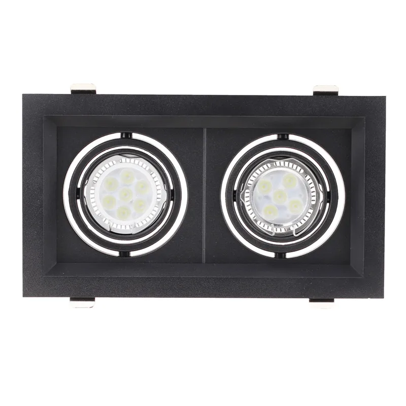 100 шт. регулируемый светодиодный галогенные лампы рама локального светильника MR16