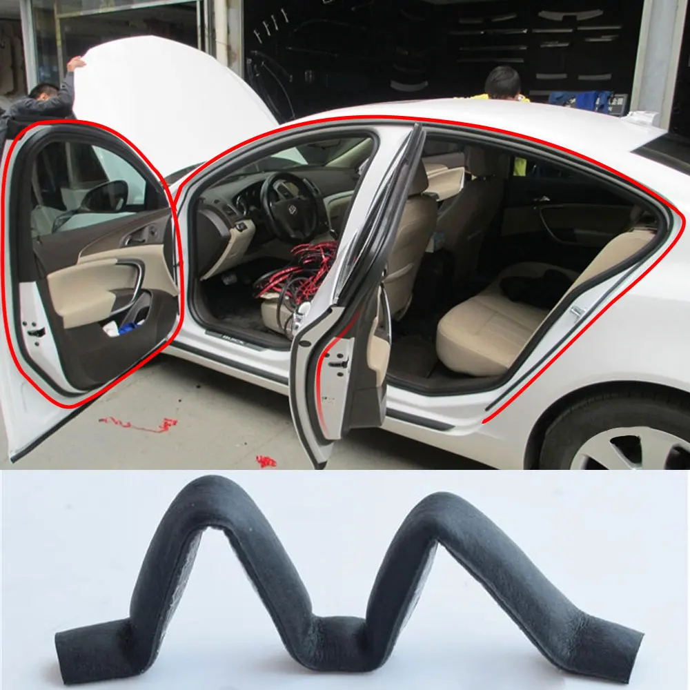 Универсальная автомобильная Дверь Резиновая полоса уплотнение погоды полый d