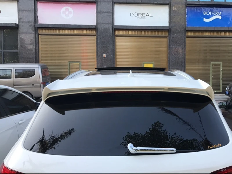 Для Audi Q5 2009~ 2013 Неокрашенный FRP и углеродное волокно Q5 ABT задний спойлер автозапчасти