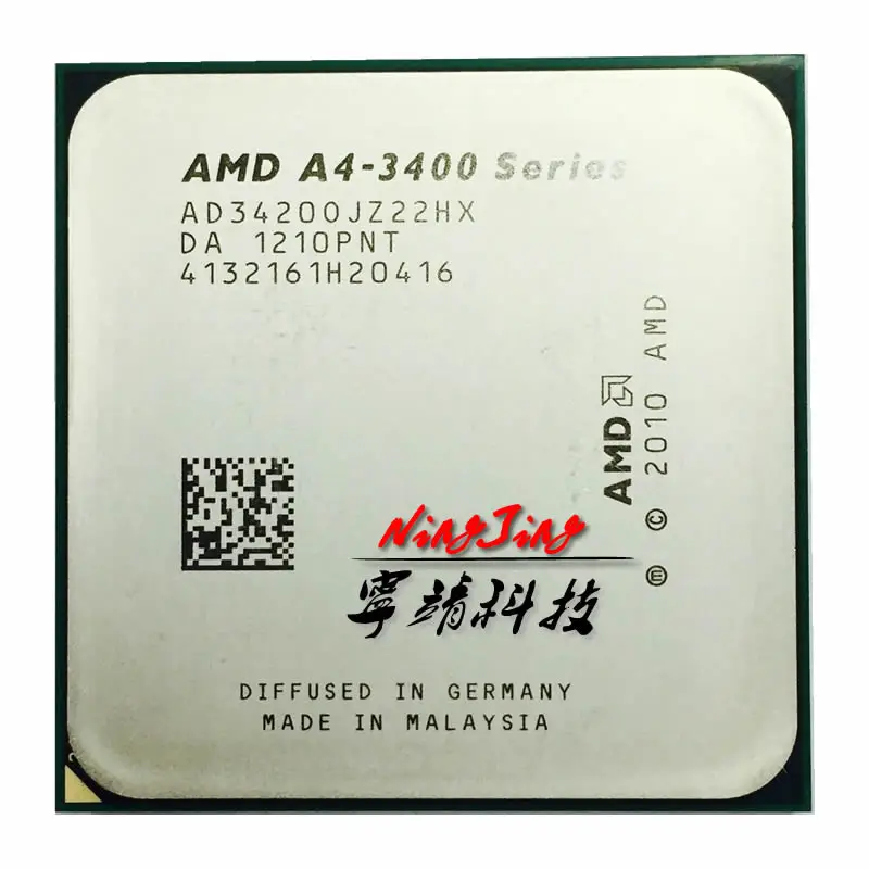 AMD A4 Series 3420 2 8 ГГц двухъядерный процессор AD3420OJZ22HX разъем FM1|socket fm1|cpu processorprocessor fm1 |
