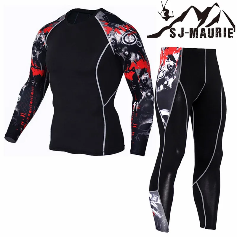 Мужские спортивные костюмы футболка + штаны спортивный костюм для занятий