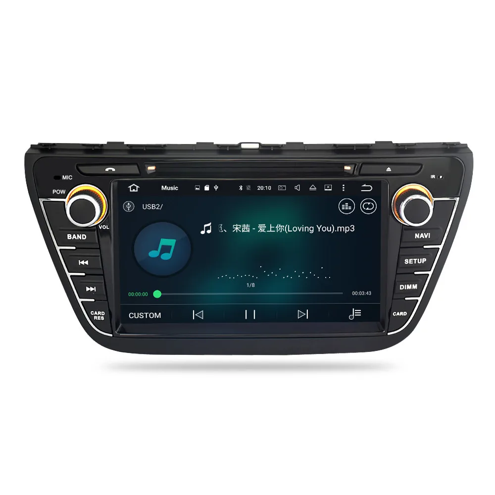 Android 9 0 автомобильный dvd-радиоплеер для Suzuki SX4 S-Cross 2014 2015 2016 аудио gps Мультимедиа