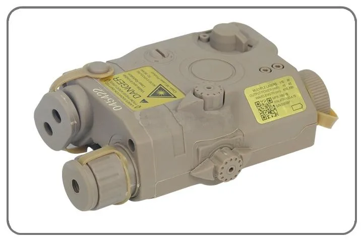 Tactical PEQ 15 LA-5 Чехол для аккумулятора+ красный лазерный нейлон для 20 мм черный DE FG