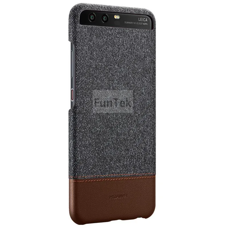 huawei P10 чехол s Официальный роскошный PC MIX защитный кожаный чехол для huawei p10 задняя крышка телефона 5," Жесткий Чехол