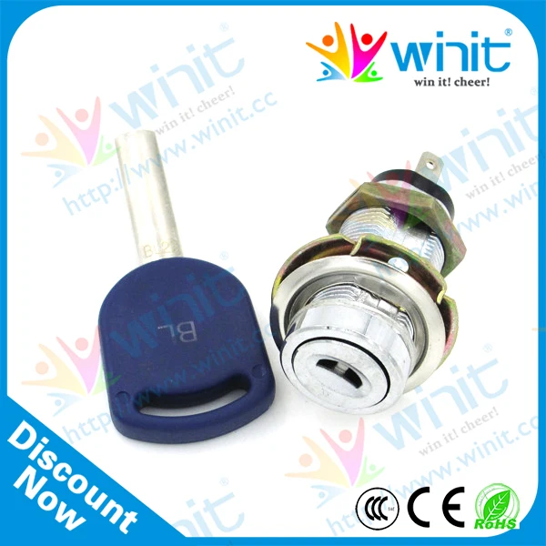 Форма Полумесяца трубчатый ключ мини цилиндрический винт с монетоприемником