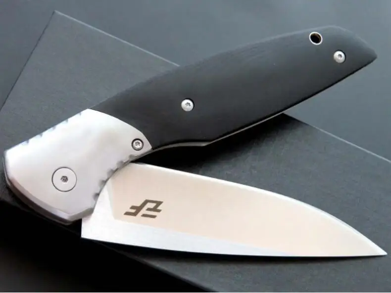 EF111 9 Cr18mov лезвие G10 + ручка из нержавеющей стали EDC Складной нож карманный