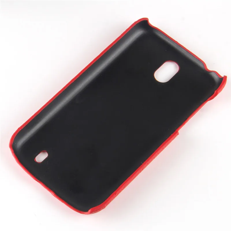Для Nokia 1 2018 чехол твердая обложка на заднюю панель из искусственной кожи для