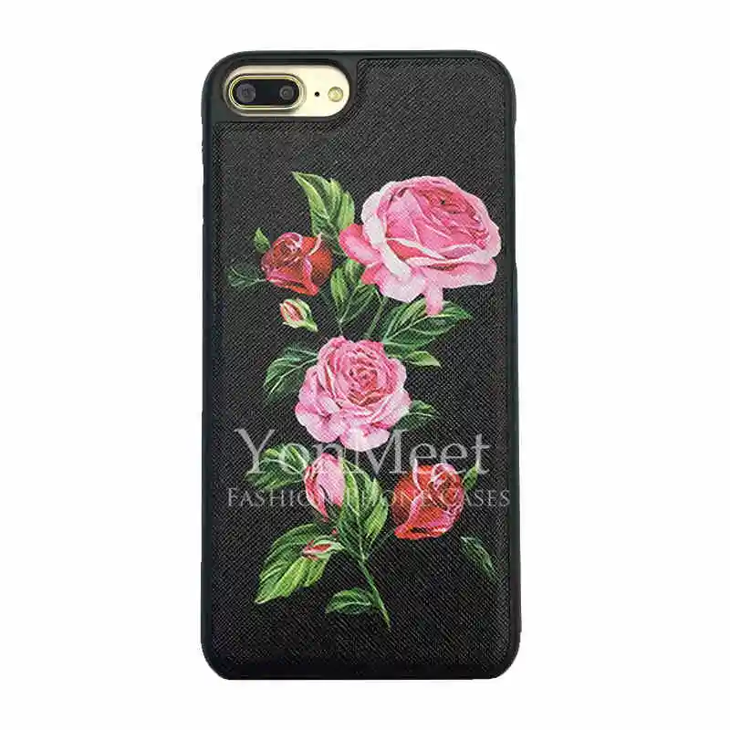 Модный брендовый летний Жесткий Чехол для iphone 6 6s 6plus 6splus 7 7plus 8 8plus X задняя крышка