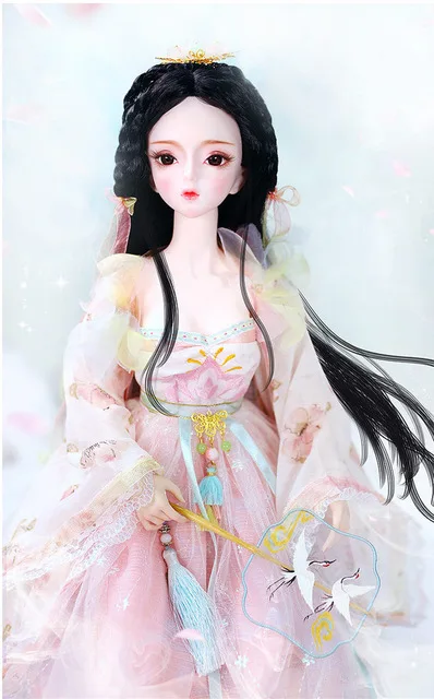 P DBS 1/3 BJD кукла механическое соединение тела с макияж, в том числе волосы, глаза, одежда 62 см Высота девушки - Цвет: P