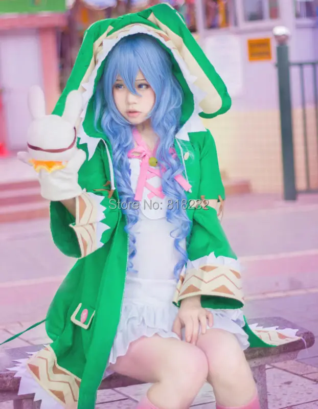 Дата живой Yoshino Хэллоуин наряд эльфа униформа Аниме косплей костюмы|anime cosplay