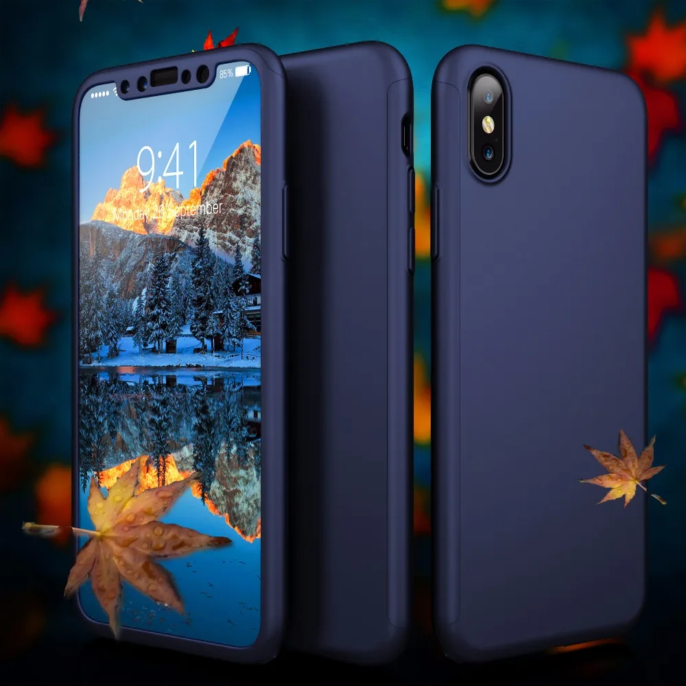 Для iPhone X XS чехол роскошный с покрытием 360 градусов полная Защита Чехол для Edition 10