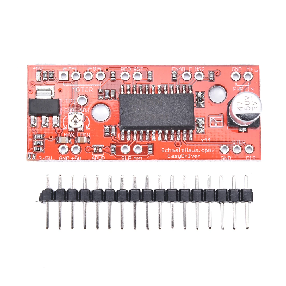 Модуль драйвера шагового двигателя EasyDriver Shield A3967 V44 для 3D принтера Arduino 1 шт.|for 3d