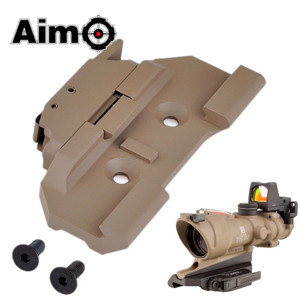 Быстросъемное крепление Aim O Airsoft AC12033 для прицела ACOG 4x32/аксессуары с красной