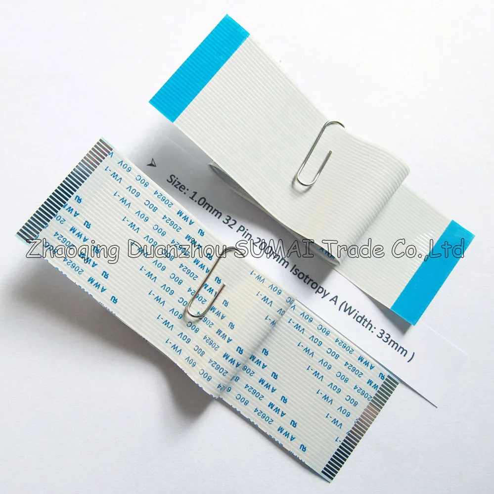 FFC/FPC Гибкий плоский кабель 1 0 мм шаг 32 pin 200 Isotropy A или Anisotropy B AWM 20624.80C 60V |