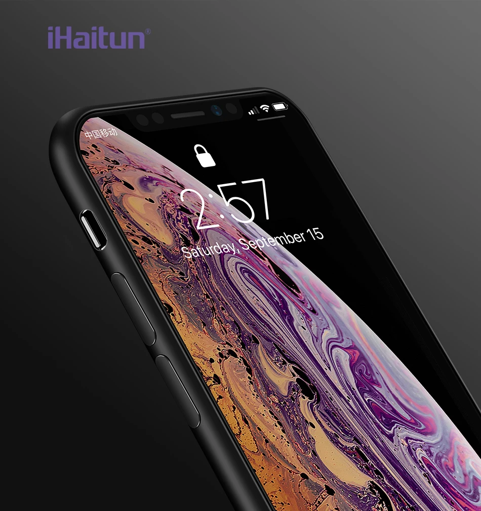 iHaitun Luxury Shock Proof Case For iPhone XS MAX XR X Cases Ultra Thin Soft Side Transparent For iPhone X 10 XS MAX Drop Cover