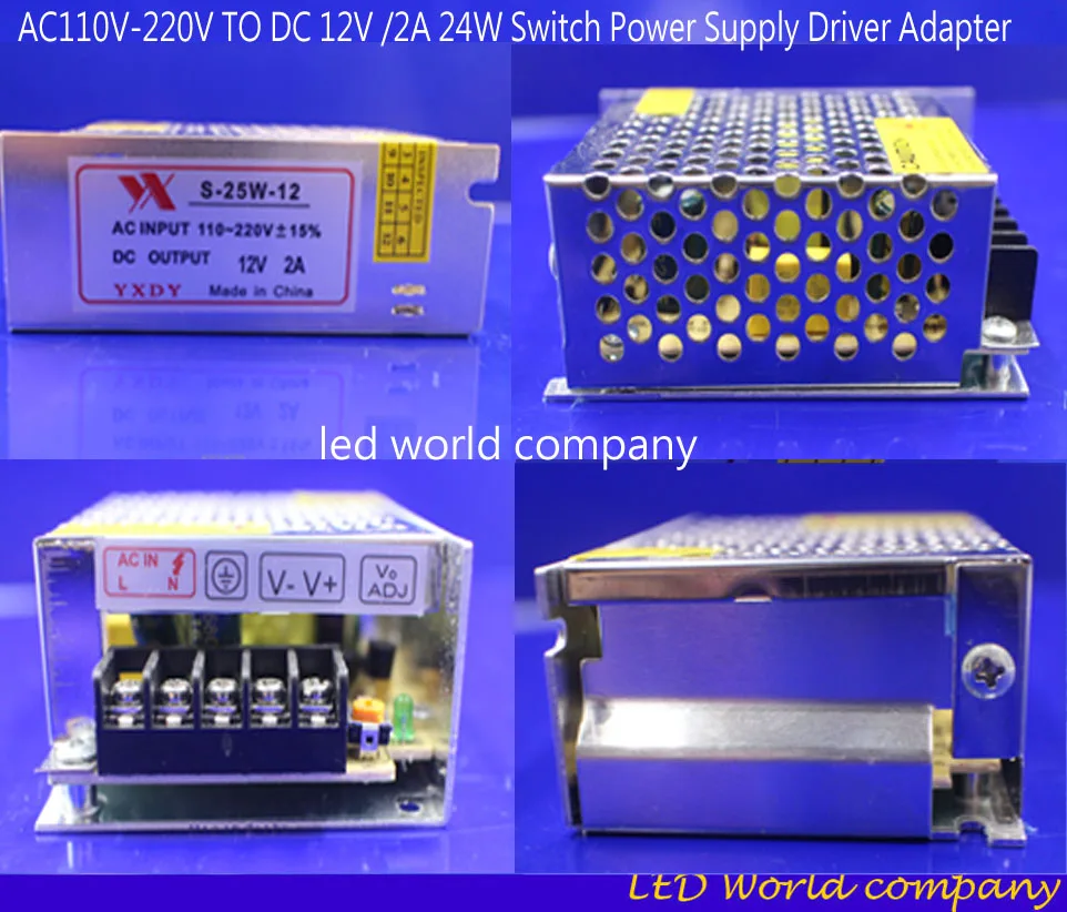 Прямая продажа с фабрики AC110V-220V DC 12 V/2A 24W переключатель питания Драйвер адаптер