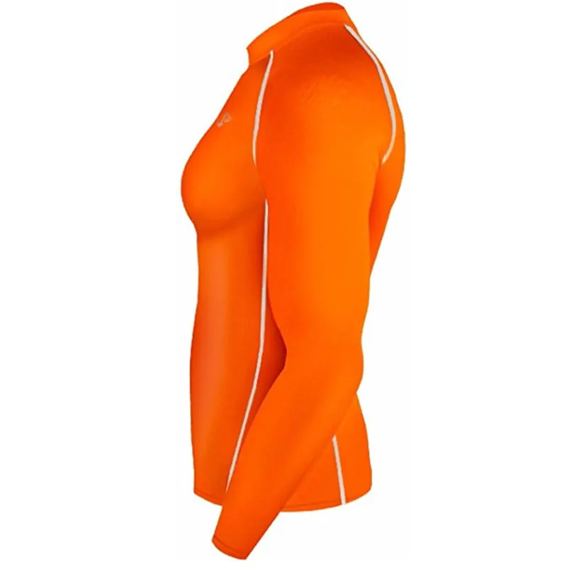 Мужская рубашка с длинным рукавом Take Five оранжевая компрессионная нижний слой