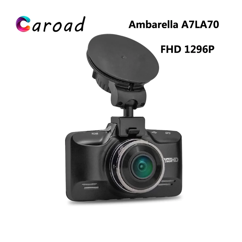 Caroad FHD 1296 P 2 7 дюймов gps-навигация ADAS Ambarella A7LA70 Автомобильный dvr Dash камера