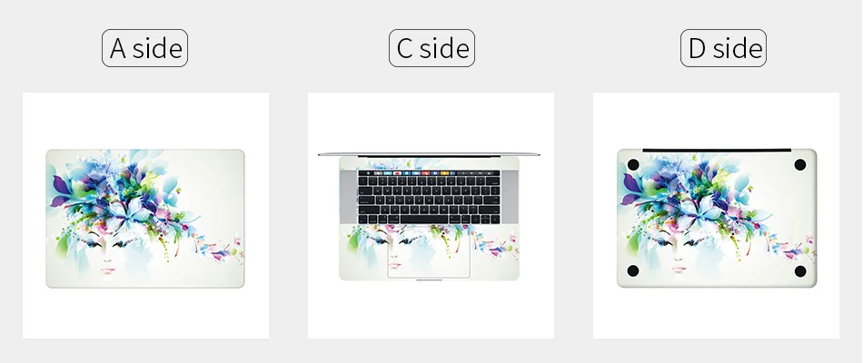 Цветочная фея наклейка для ноутбука для Apple наклейка на MacBook Pro Air retina 11 12 13 15 дюймов hp Mi Mac Book полное покрытие кожи ноутбука