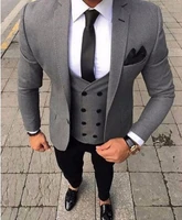 handsome groomsmen shawl lapel groom tuxedos mens wedding dress man jacket blazer prom dinner jacketpantstievest a01